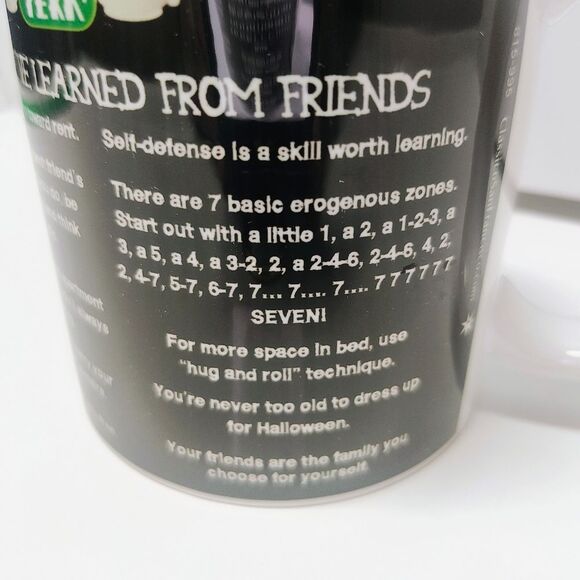 "FRIENDS" TV Show Central PERK Things I've Learned From Coffee Mug - Picture 5 of 6